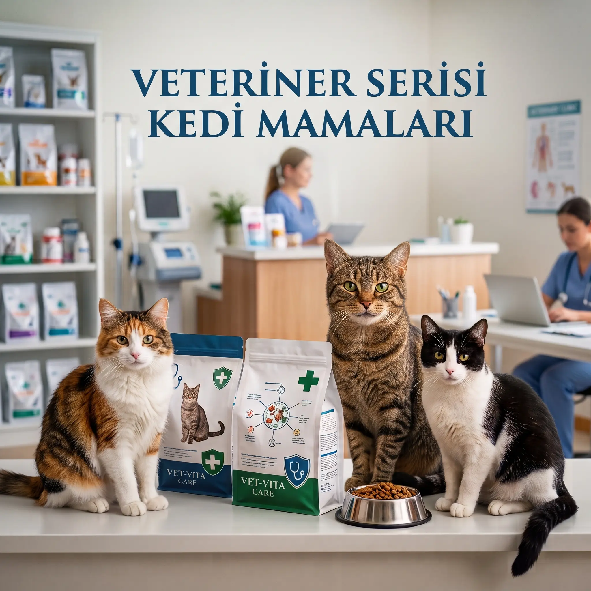 Veteriner Kedi Mamalari koleksiyonu